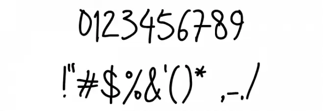 LazyGogo Font OTHER CHARS