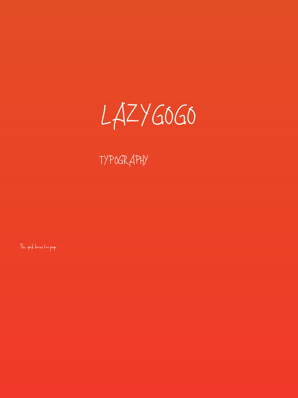 LazyGogo Poster