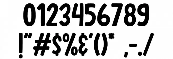 LazyMeow-Regular フォント その他の文字