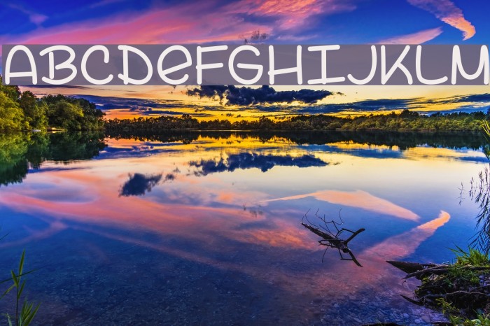 LazySpringDay Font examples