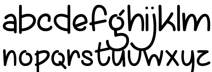 LazySpringDay Font LOWERCASE