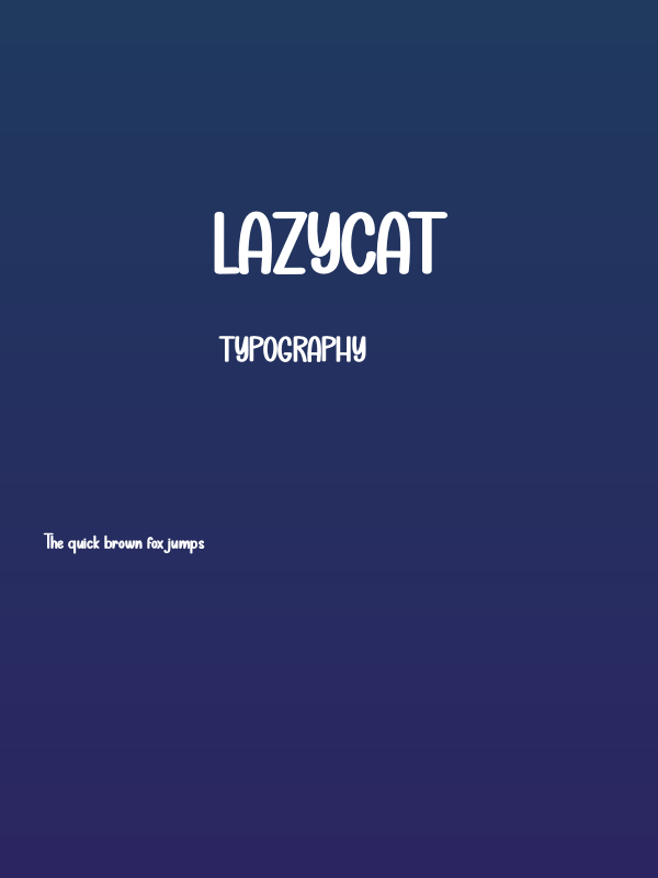 Lazycat Poster