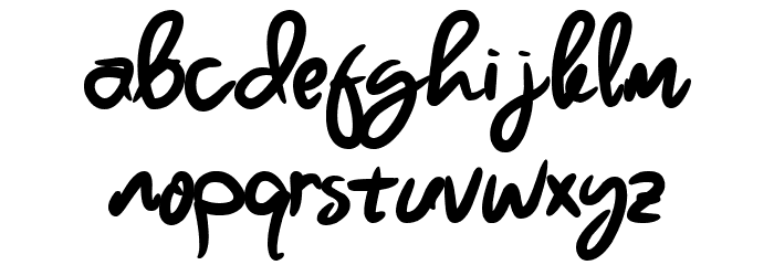 Lazypod Font LOWERCASE