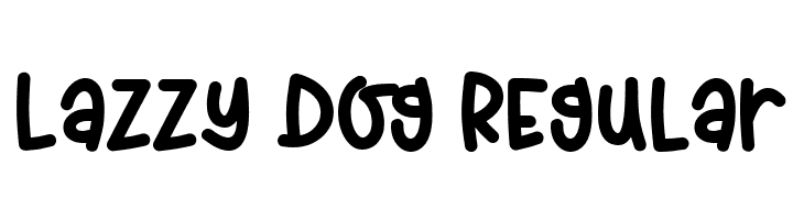 Lazzy Dog Regular  font caratteri gratis