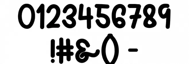 Lazzy Dog Regular Font OTHER CHARS