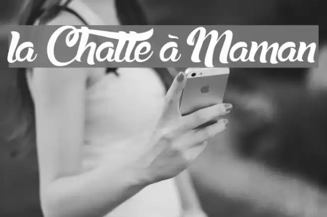 la Chatte à Maman Font examples