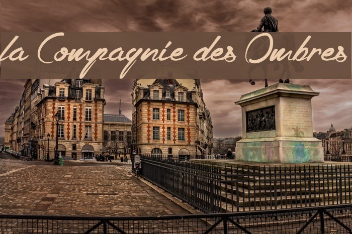 la Compagnie des Ombres Font examples
