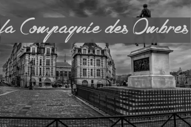 la Compagnie des Ombres Font examples