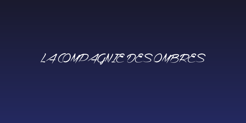 la Compagnie des Ombres Social Header