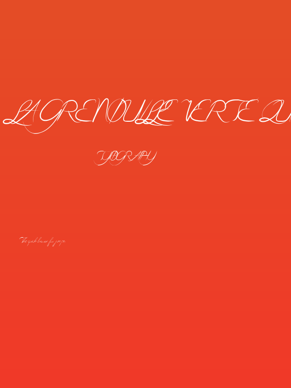 la Grenouille verte Qui devient toute Rouge... Poster