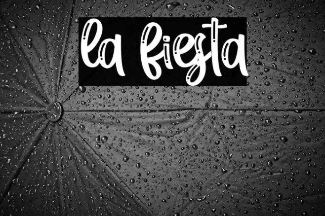 la fiesta Шрифта examples
