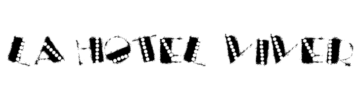 la hotel viver  Frei Schriftart Herunterladen