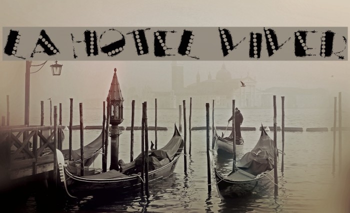 la hotel viver Шрифта examples
