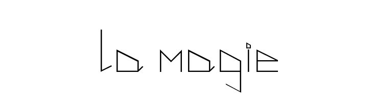la magie Шрифта