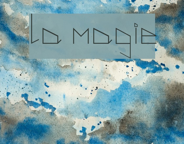 la magie Font examples