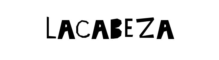 lacabeza  Frei Schriftart Herunterladen