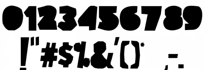 lack-of-luck Font OTHER CHARS