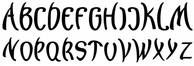 lagegg Шрифта ВЕРХНИЙ