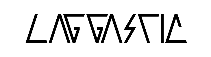 laggastic  font caratteri gratis