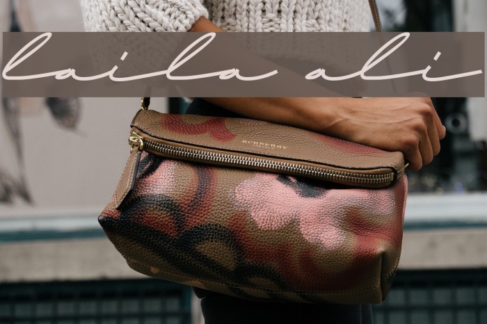 laila ali Font examples