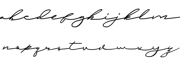 laila ali Font LOWERCASE