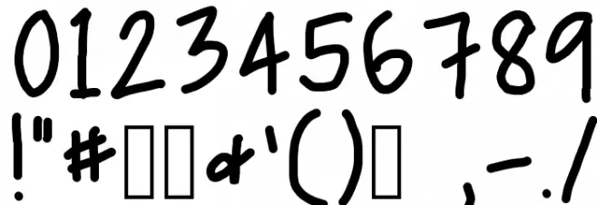 lakhey2 Font OTHER CHARS