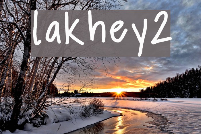 lakhey2 Font examples