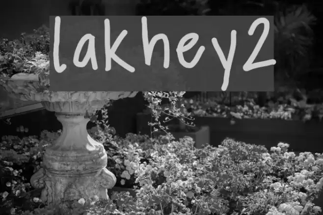 lakhey2 Font examples