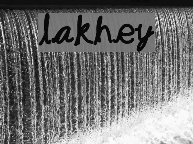 lakhey Font examples