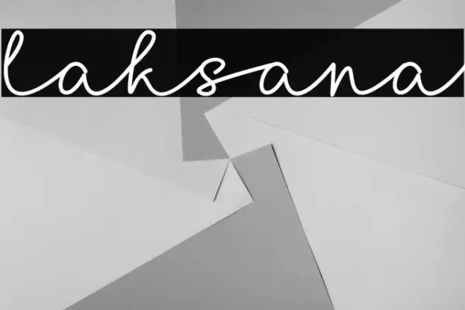 laksana Font examples