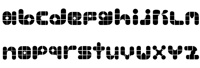 lala bauhaus Font LOWERCASE