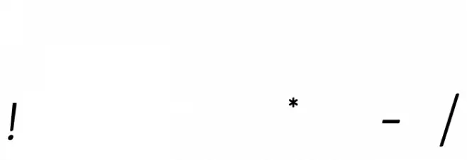 lanara Script-demo Font OTHER CHARS