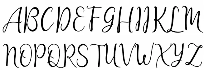lanara Script-demo Fonte MAIÚSCULAS