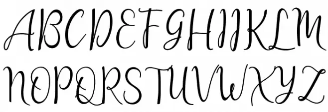lanara Script-demo Fonte MAIÚSCULAS