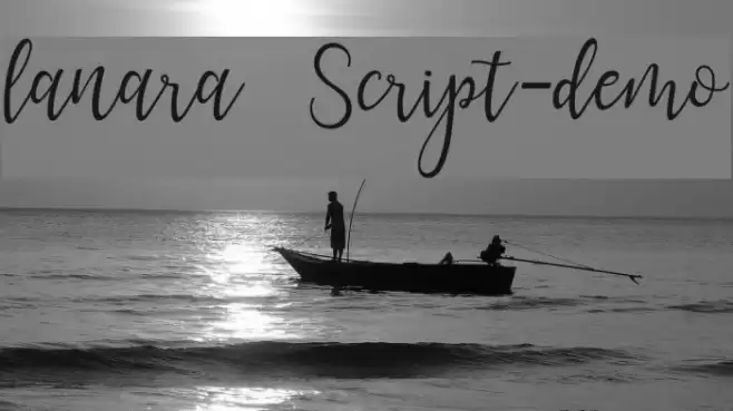lanara Script-demo Font examples