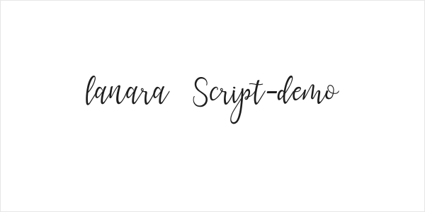lanara Script-demo Logo