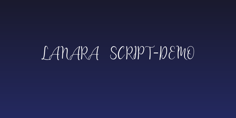 lanara Script-demo Social Header
