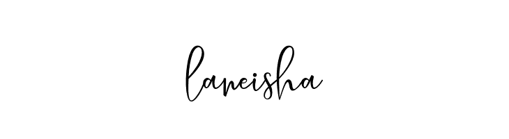 laneisha  免费字体下载