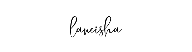 laneisha  Free Fonts Download