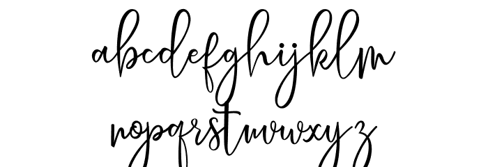 laneisha Font LOWERCASE