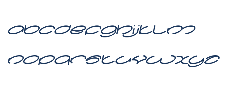 lanitta Bold Italic Lowercase