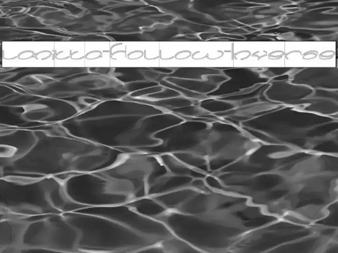 lanitta-Hollow-Inverse Font examples