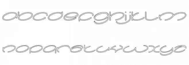 lanitta-Hollow Caratteri MINUSCOLO