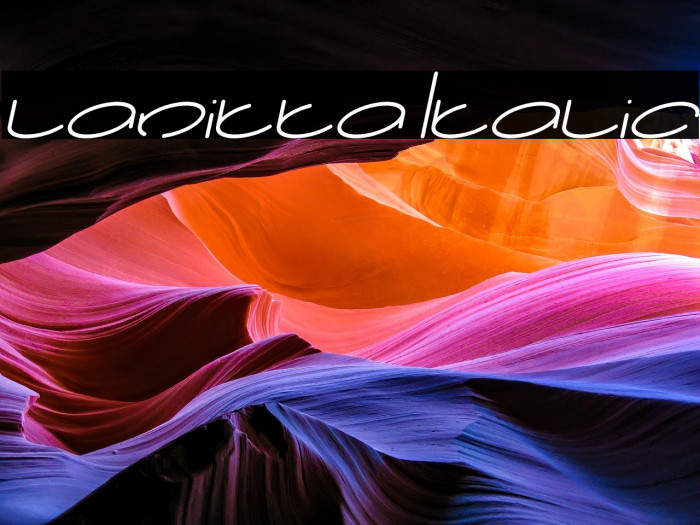 lanitta Italic Example 1