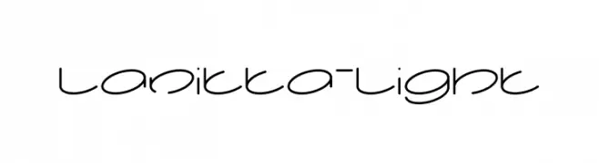 lanitta-light  Frei Schriftart Herunterladen