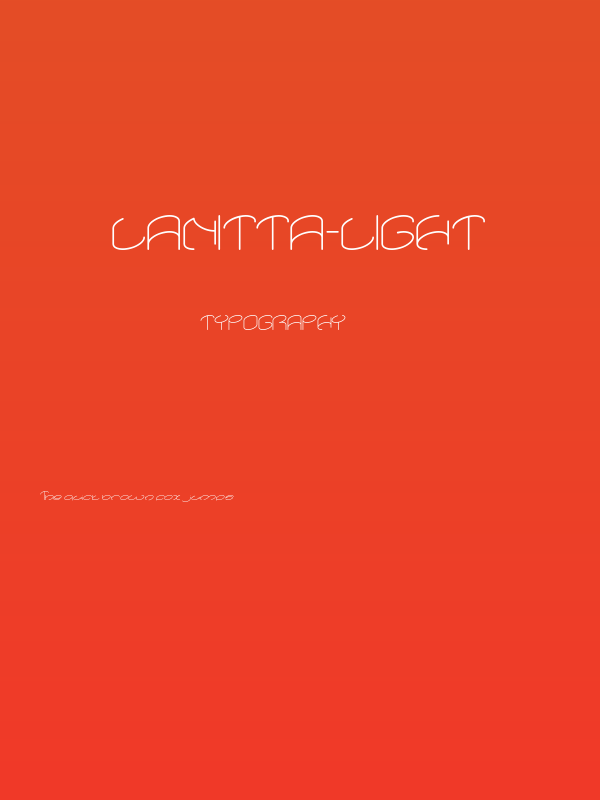 lanitta-light Poster