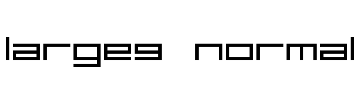 large9 Normal  Frei Schriftart Herunterladen