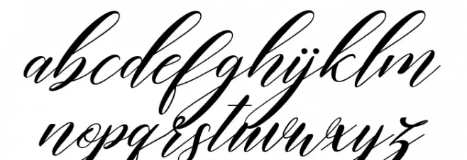 lastnight Caratteri MINUSCOLO