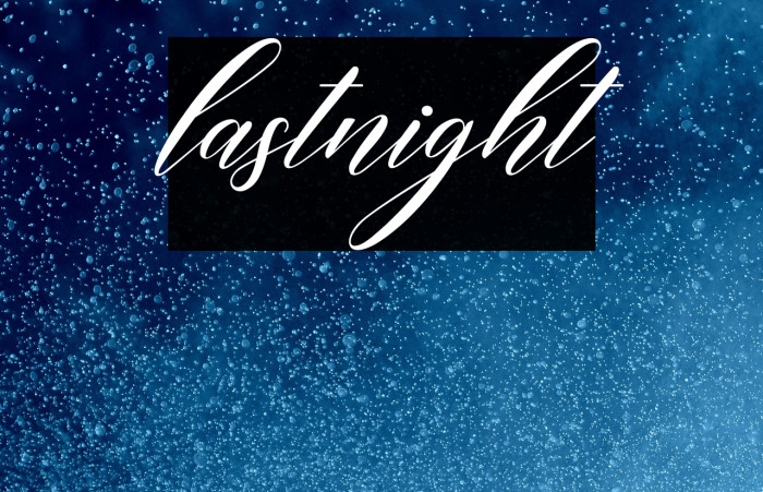 lastnight Example 3