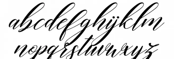 lastnight Font LOWERCASE